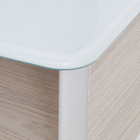 Gabinete para Banheiro com Espelho Wood 50x45cm Amadeirado Cris Metal