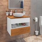 Gabinete Para Banheiro Com Gaveta Roterdã Branco Naturalle