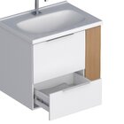 Gabinete Para Banheiro Com Nicho Lateral Cosmos Branco/jequit