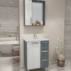 Gabinete Para Banheiro Com Pés Balcony Saara 65cm