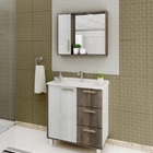 Gabinete Para Banheiro Com Pés Cuba Balcony Saara 80cm  Ártic