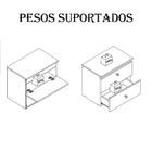 Gabinete Para Banheiro Com Pia 50x47 Cm Lvp01 Novam