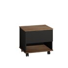 Gabinete Para Banheiro Com Rodízios 45cm 1 Gaveta 1 Nicho Ett