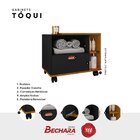 Gabinete Para Banheiro Com Rodízios Tóquio 1 Gaveta E Nichos