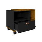 Gabinete Para Banheiro Com Rodízios Tóquio 1 Gaveta E Nichos