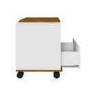 Gabinete Para Banheiro Com Rodízios Tóquio 1 Gaveta E Nichos