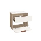 Gabinete Para Banheiro Com Tampo 1 Gaveta 1 Porta Vêneto  Bra