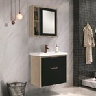 Gabinete Para Banheiro Com Tampo 1 Gaveta 1 Porta Vêneto  Pre