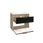 Gabinete Para Banheiro Com Tampo 1 Gaveta 1 Porta Vêneto  Pre