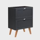 Gabinete Para Banheiro Com Tampo Cuba E Espelho Orgânico 60cm