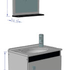 Gabinete Para Banheiro Completo Com Cuba E Espelheira Siena -
