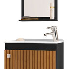 Gabinete Para Banheiro Completo Com Cuba E Espelheira Siena -