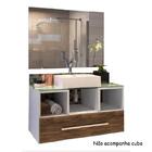 Gabinete Para Banheiro Completo Viena Mdf Balcão Espelho