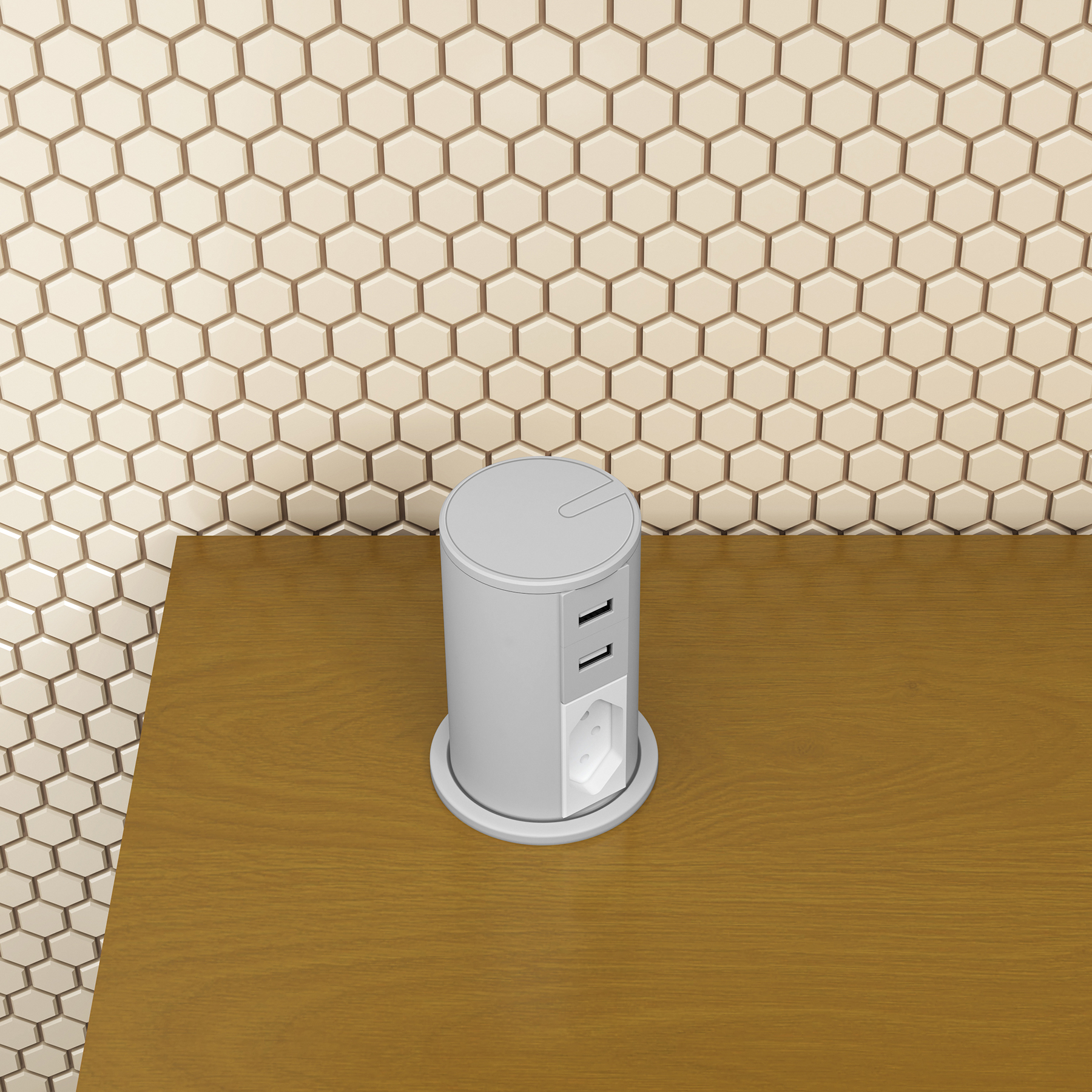 Torre de Tomadas embutida.