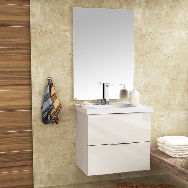 Gabinete Para Banheiro Contendo Balcao Lavatorio E Espelho Pietra 60cm Moveis Bosi Leroy Merlin
