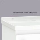 Gabinete Para Banheiro Cozimax Kit Cacau Aço 40cm Branco 1000
