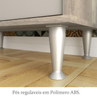 Gabinete Para Banheiro Cuba E Armário Com Espelho 80cm Luise