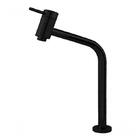 Gabinete Para Banheiro De Vidro Itxx 60cm Inox Preto + Tornei