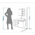 Gabinete Para Banheiro Dubai E Espelheira Treviso Mgm Móveis