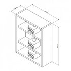 Gabinete Para Banheiro E Armário Com Espelho Branco