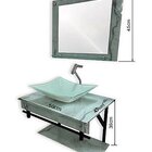 Gabinete Para Banheiro E Lavabo Com Cuba Prateleira E Espelho