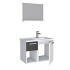 Gabinete Para Banheiro Em Aço Açaí Cozimax Branco