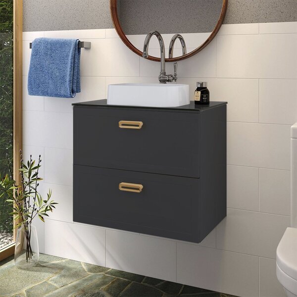 Gabinete Para Banheiro Em Aço Com Tampo Em Vidro Temperado Se