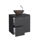 Gabinete Para Banheiro Em Aço Osíris Cozimax Preto