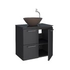 Gabinete Para Banheiro Em Aço Osíris Cozimax Preto