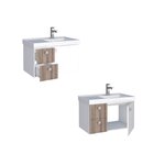 Gabinete Para Banheiro Em Madeira 2 Gavetas Moara Cozimax Bra