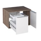 Gabinete Para Banheiro Em Madeira Arati 60 Cozimax Branco/tam