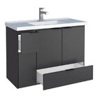 Gabinete Para Banheiro Em Madeira Com Lavatório Em Mármore Si