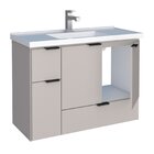 Gabinete Para Banheiro Em Madeira Orquídea 80 Nude