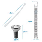 Gabinete Para Banheiro Estilo Industrial Aço Com Cuba Quadrad