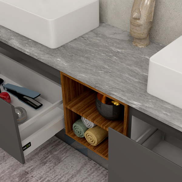 Seus itens de uso diários organizados e melhor acondicionados em espaços próprios para serem guardados