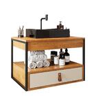 Gabinete Para Banheiro Harley 1 Gaveta E Cuba Dalla Preta