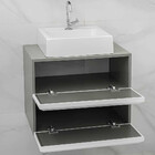 Gabinete Para Banheiro Impermeável 02 Portas 60cm Cool Home C