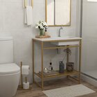 Gabinete Para Banheiro Industrial Com Cuba Iron Gold Venturi