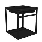 Gabinete Para Banheiro Iron Lier 45cm Preto Fosco