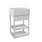 Gabinete Para Banheiro Iron Steel 40cmx30cm Branco Fosco