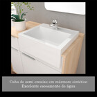 Gabinete Para Banheiro Jazz 80cm Com Cuba Móveis Bosi