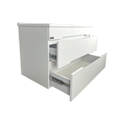 Gabinete Para Banheiro Jazz Branco 80cm Completo Mazzu