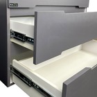 Gabinete Para Banheiro Jazz Grafite 80cm Completo Mazzu