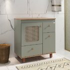 Gabinete Para Banheiro Júlia 80 Com Pés - Fabribam Verti/cate