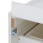 Gabinete para Banheiro Julien 100x46 Branco/Freijó Bergan