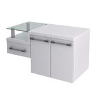 Gabinete Para Banheiro Legno 830w  Branco/branco Chess