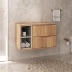 Gabinete Para Banheiro Lívia 80 Suspenso - Fabribam Catedral