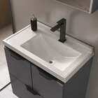 Gabinete Para Banheiro Luiza 60 Suspenso - Fabribam Chumbo