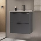 Gabinete Para Banheiro Luiza 60 Suspenso - Fabribam Chumbo