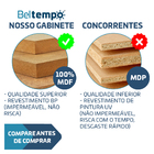 Gabinete Para Banheiro Luxo 100%mdf Cuba Premium Alto Padrão